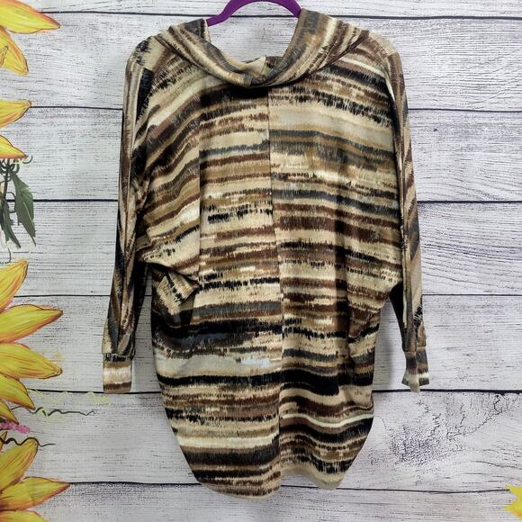 PerSeption Concepts Sweater Women's Turtleneck Soft Long Sleeve Top XL - Picture 7 of 7